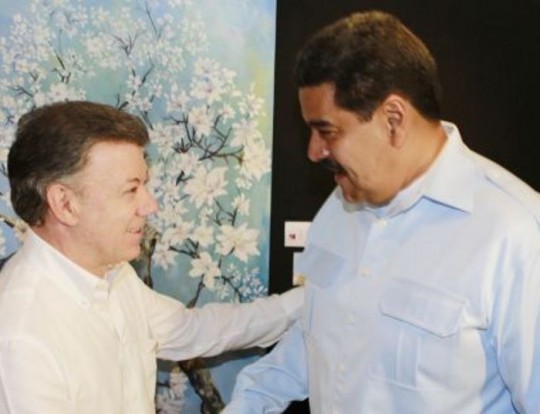 Maduro y Santos