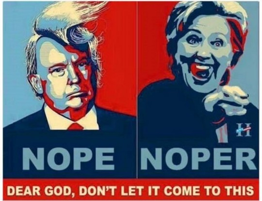 Trump y Clinton
