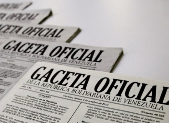 Gaceta Oficial