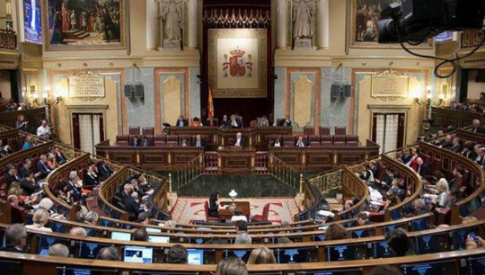 Diputados de izquierda del Congreso español