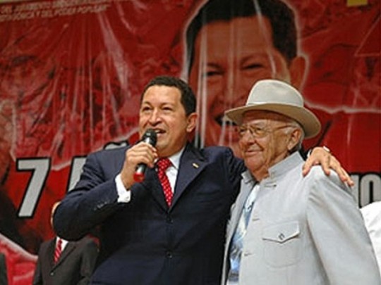 Eneas Perdomo y Hugo Chavez