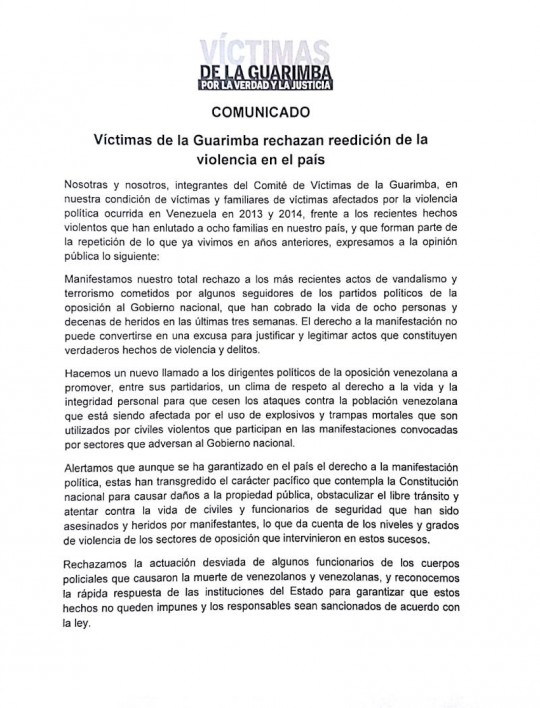 Comunicado