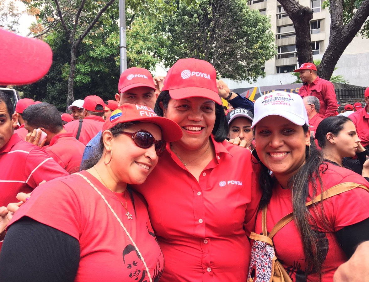 Mujeres de la Patria defienden la paz en las calles de Caracas | PSUV