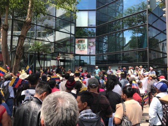 Movilizacion en Guatemala en respaldo a Venezuela2