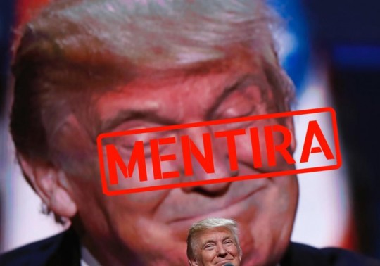 Donald Trump y sus mentiras