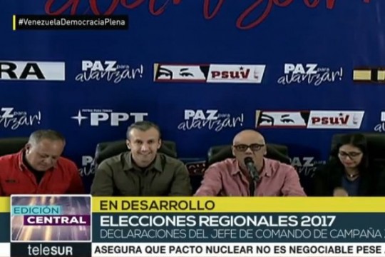 Foto: Captura de pantalla TeleSur 