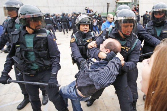Represión en Cataluña