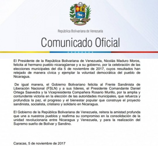 Comunicado