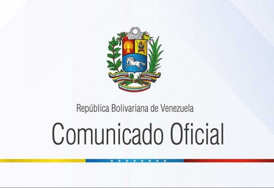 Comunicado Venezuela
