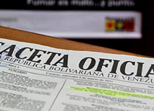 Gaceta Oficial