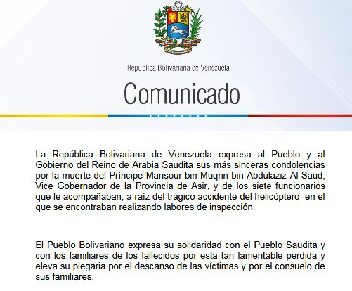 comunicado