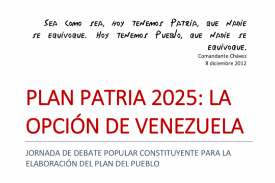 PLAN DE LA PATRIA