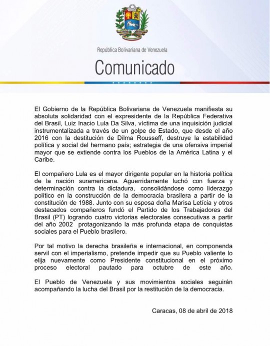 Comunicado