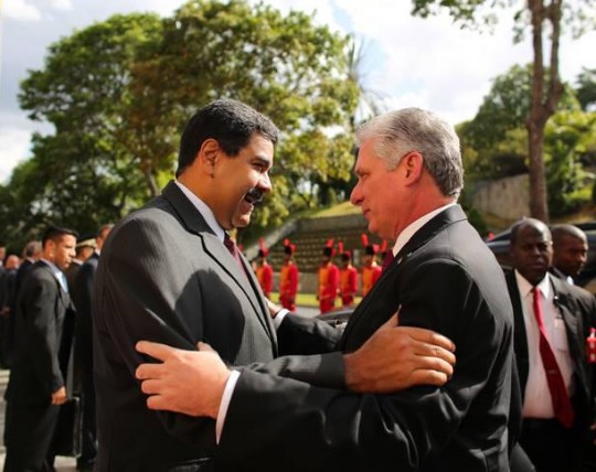 venezuela y cuba