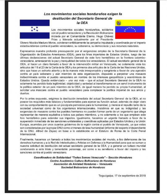 COMUNICADO