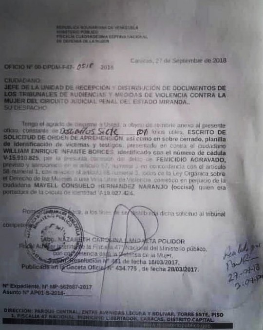Orden de aprehensión