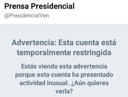 Prensa presidencial