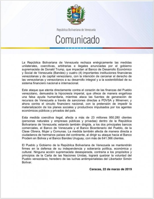 Comunicado