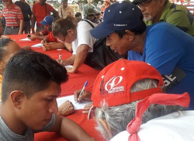 Más de 10 mil sucrenses firman en rechazo al bloqueo y las agresiones ...